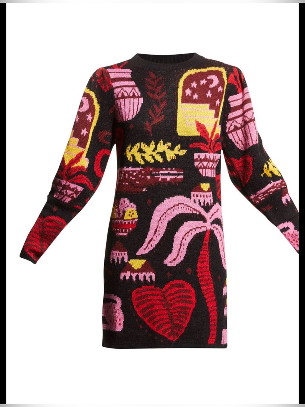 FARM Rio Tropical Magic Sweater Dress